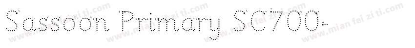 Sassoon Primary SC700字体转换